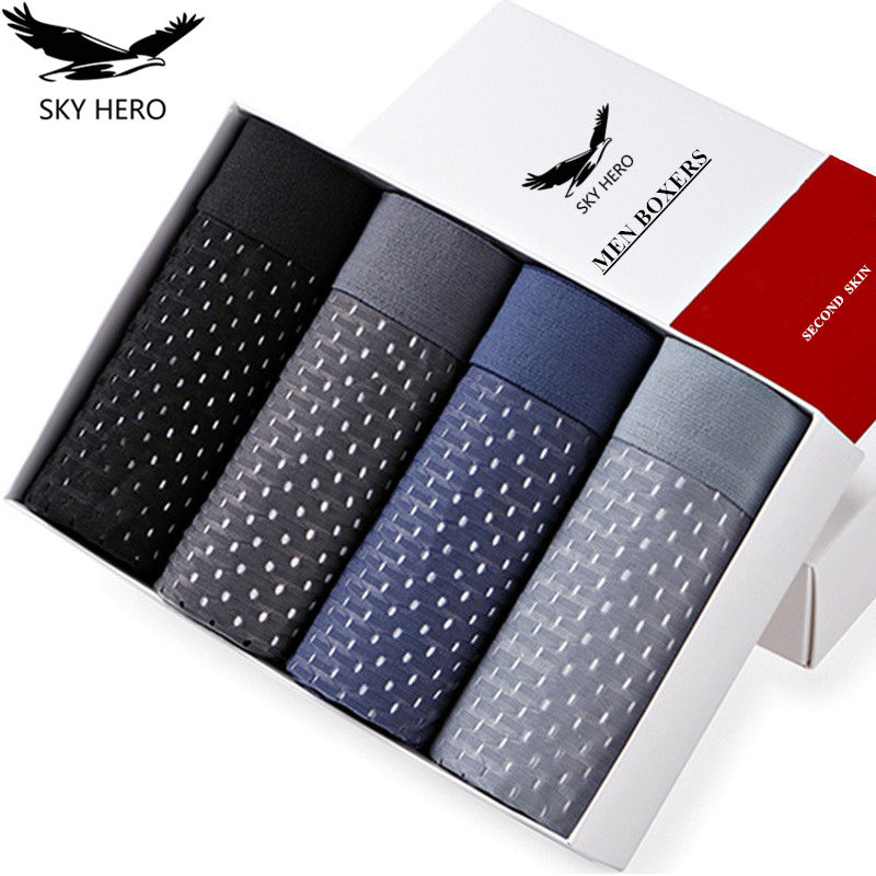 Boxer Shorts Modal - 4 Cái/lốc Quần Lót Quần Lót