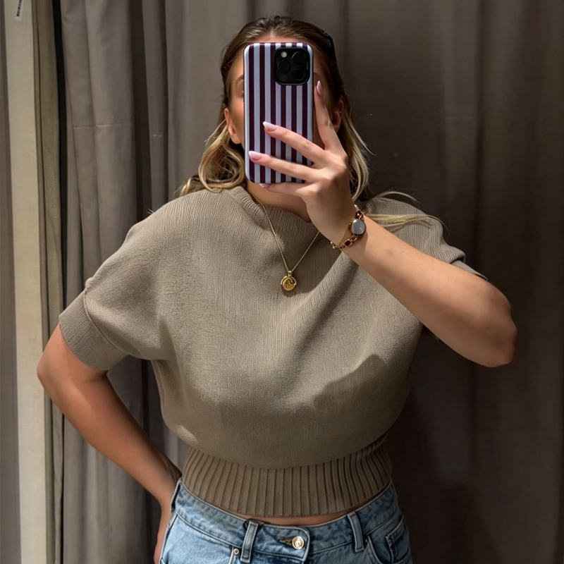 Women's Cropped Ribbed Knitted - đánh giá và giá Tank Top Ribbed