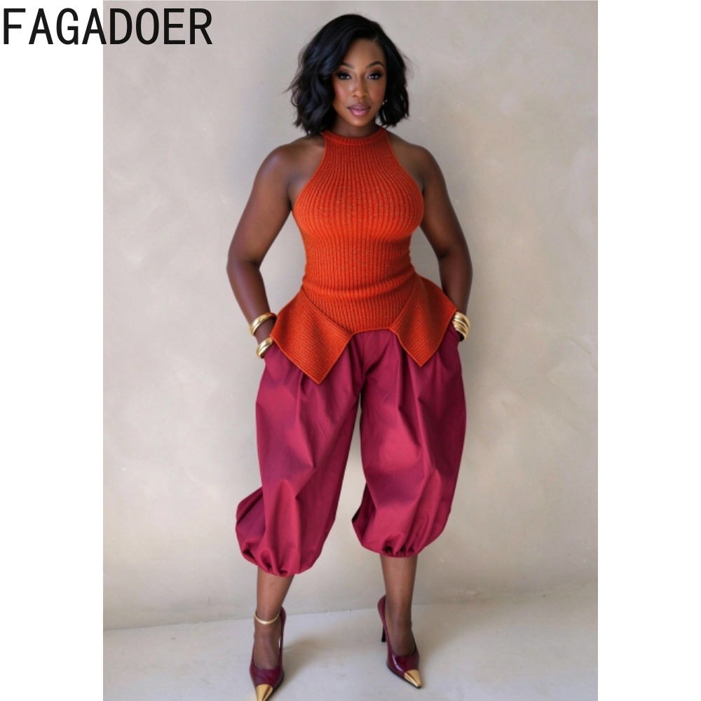 FAGADOER Women Casual Knit Sle - đánh giá và giá Tank Top Ribbed